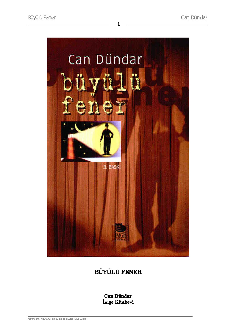 Büyülü Fener-Can Dündar-2009-90s