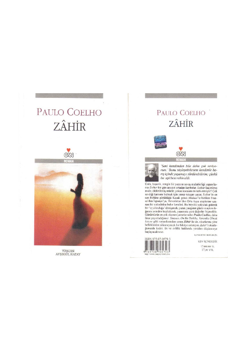 Zahir-Paulo Coelho-Ayşegül Xatay-2000-178s