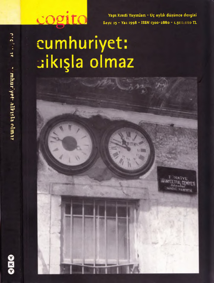 Cogito-015-Cumhuriyet Alqışla Olmaz-1998-332s