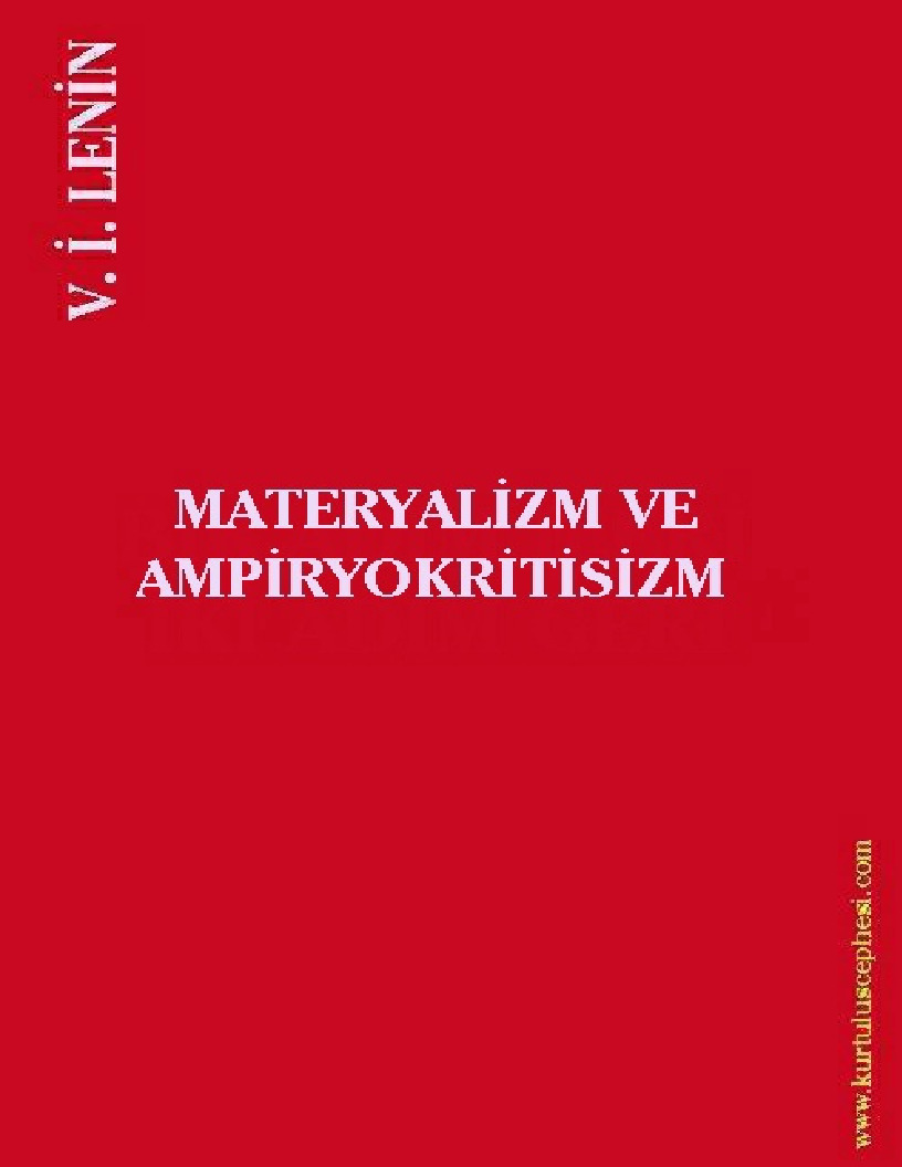 Materyalizm Ve Ampiryokritisizm Vladimir Ilyich Lenin-384s
