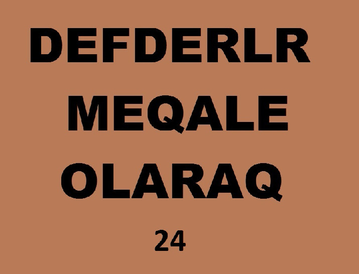 Defderler-Meqale Olaraq-24-137s