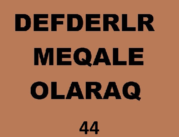 Defderler-Meqale Olaraq-44-203s