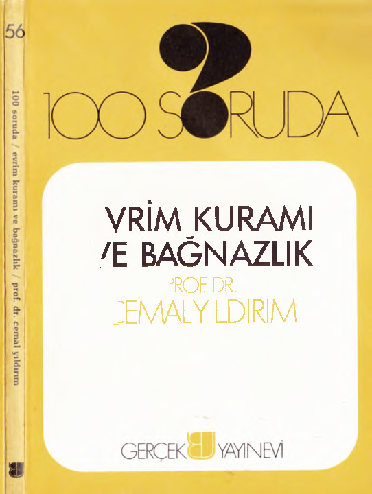 100 Soruda Evrim Quramı Ve Bağnazlıq-Cemal Yıldırım-1989-152s