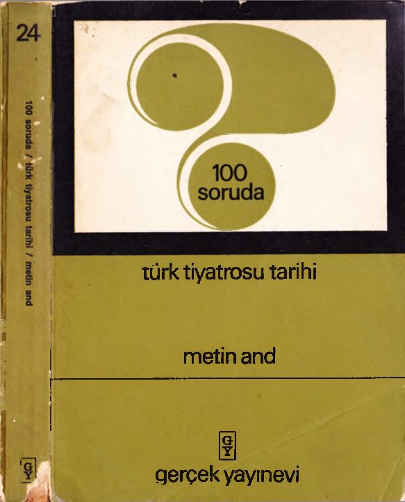 100 Soruda Türk Tiyatro Tarixi-Metin And-1970-352s