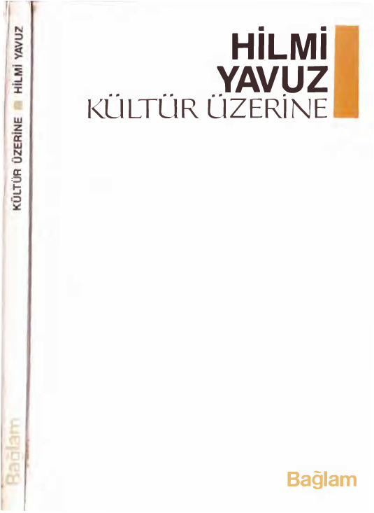 Kültür Üzerine-Hilmi Yavuz-1987-169s