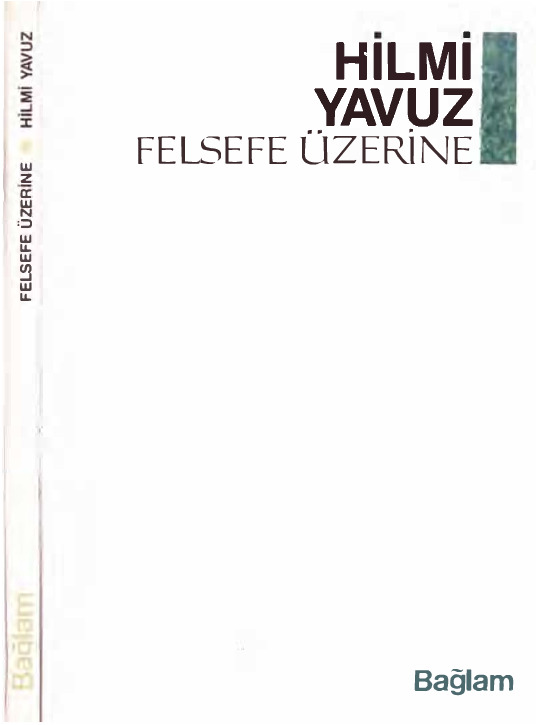 Felsefe Üzerine-Hilmi Yavuz-1987-156s