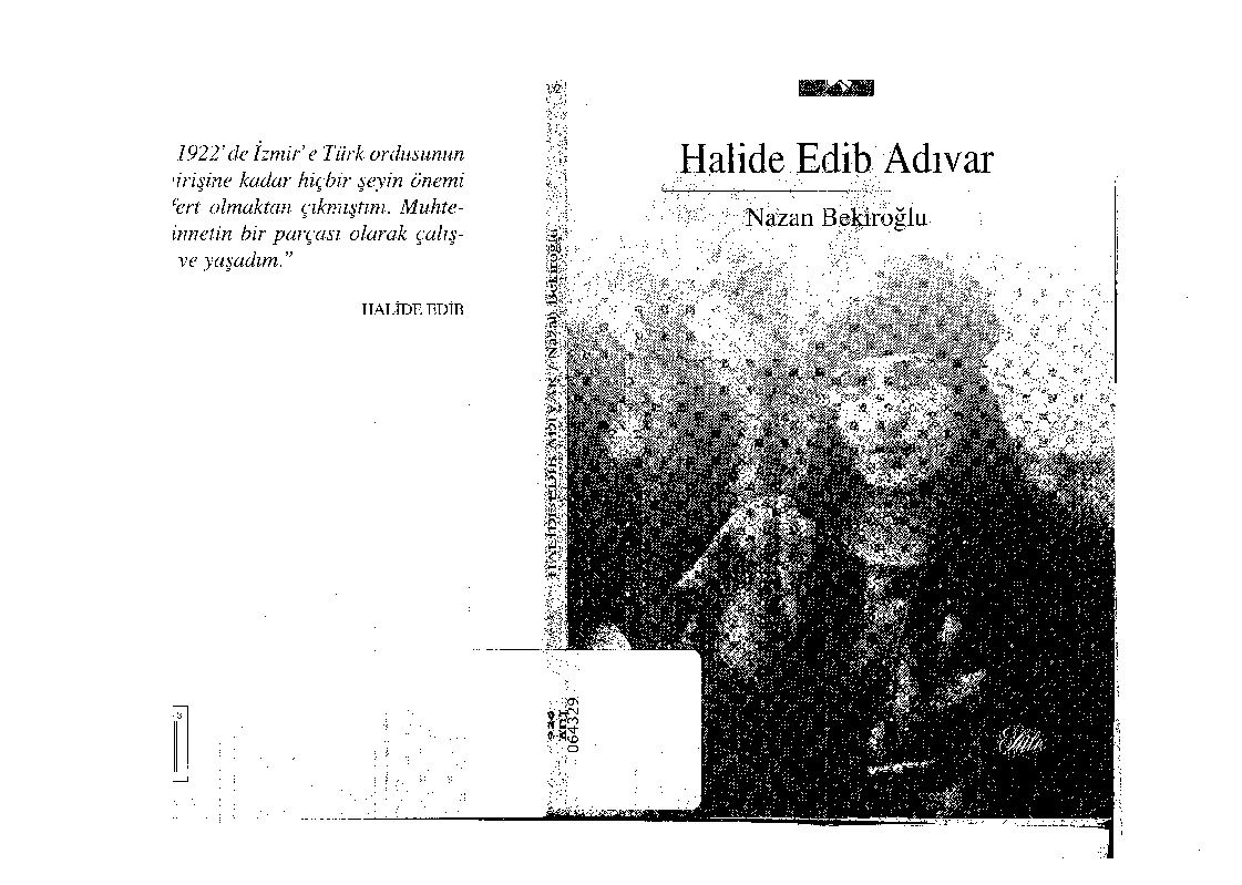 Xalide Edib Adıvar-Nazan Bekiroğlu-1999-183s