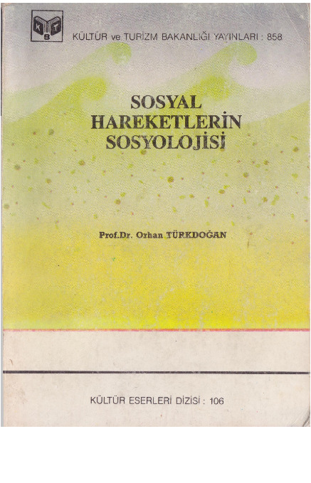 Sosyal Hereketlerin Sosyolojisi-Ideolojiler Ve Köylü Hereketleri-Orxan Türkdoğan-2013-609s