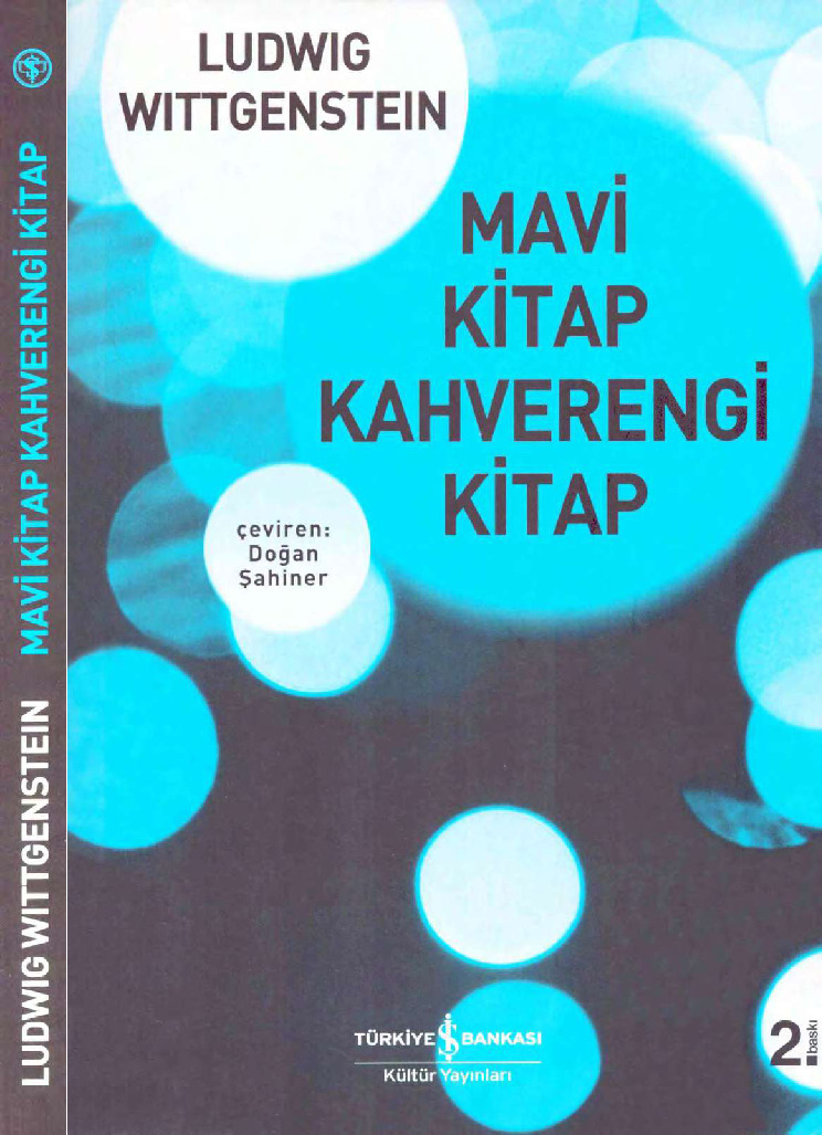 Mavi Kitab-Qehverengi Kitab-Ludwig Wittgenstein-Doğan Şahiner-2007-241s