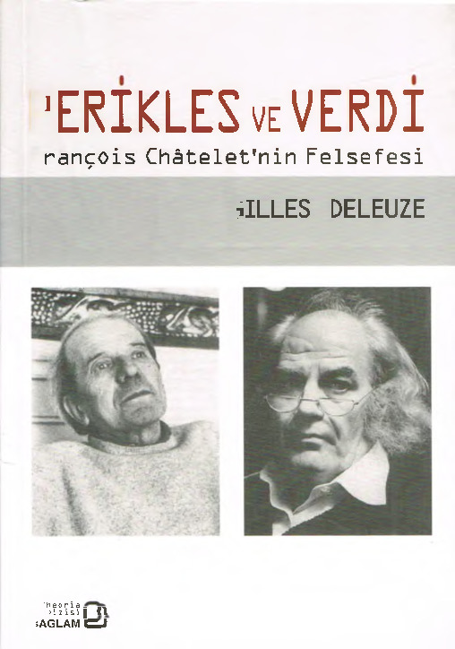Perikles Ve Verdi-Fransois Chateletnin Felsefesi-Gilles Deleuze-Ali Akay-2005-77s