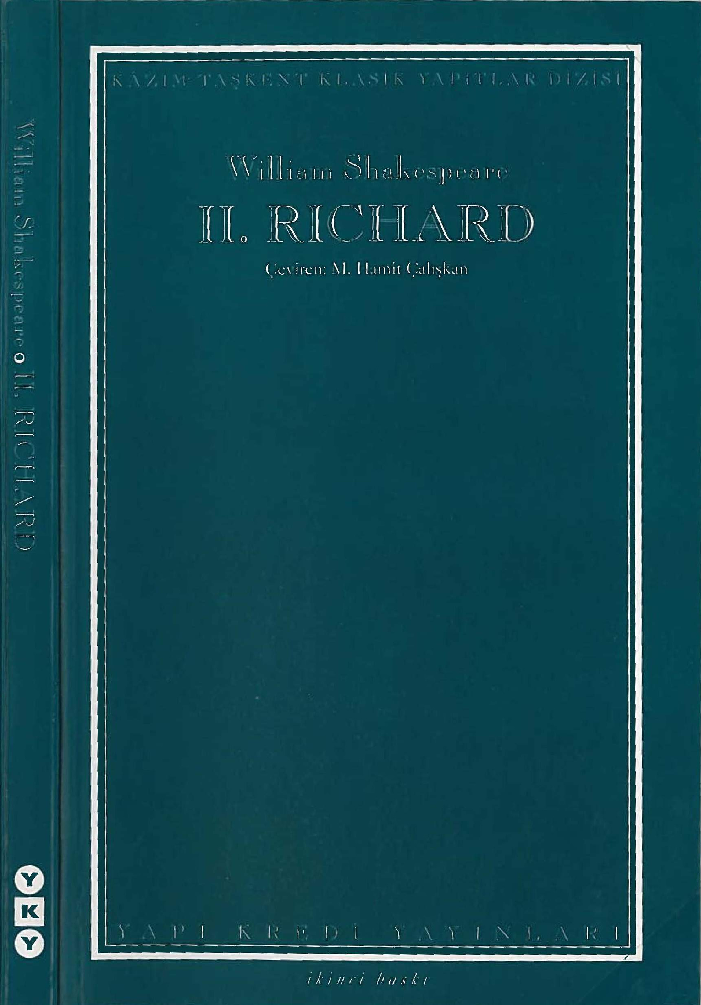 II.Richard-William Shakespeare-M.Hemid Çalışqan-1993-124s