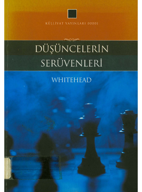 Alfred North Whitehead Düşücelerin Serüvenleri-Yusuf Qaplan-2008-371s