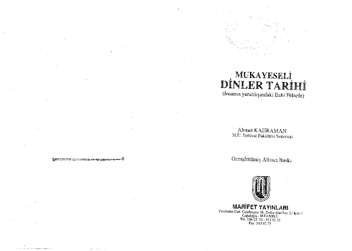 Muqayiseli Dinler Tarixi-Ahmet Qahraman-1993-250s