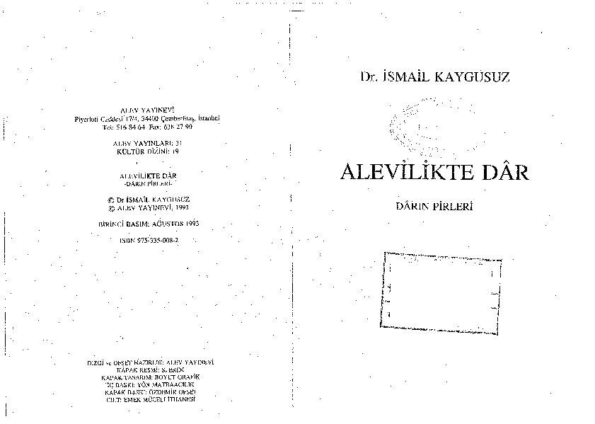 Alevilikde Dar Darin Pirleri-Ismayıl Qayqusuz-1993-207s