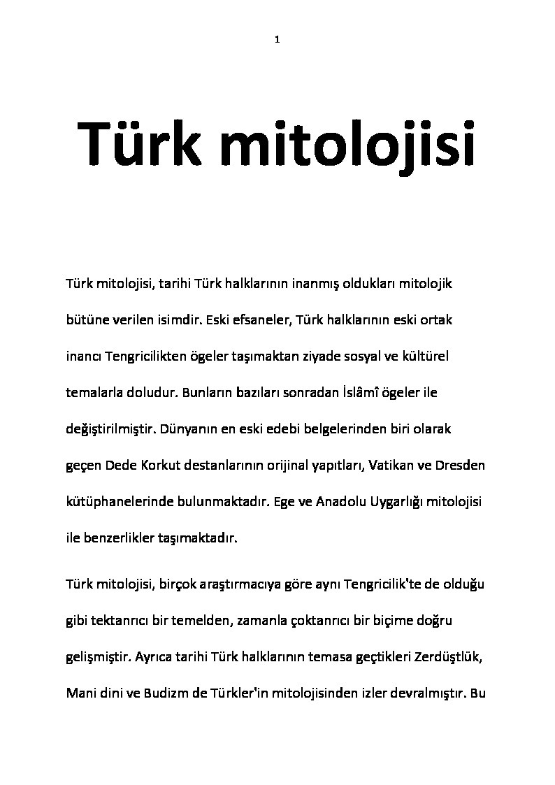 Türk Mitolojisi-Vikipedya