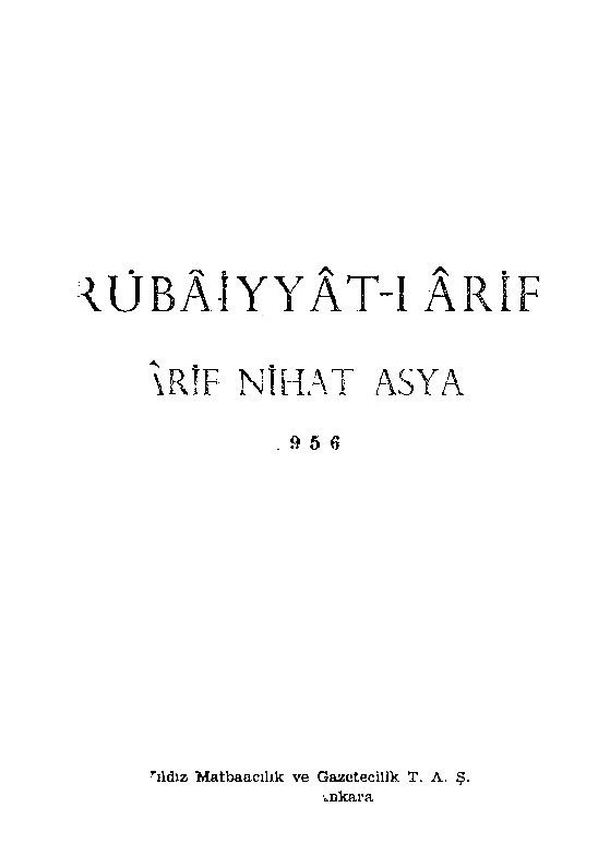 Rubaiyyati Arif-Arif Nihad Asya-1956-55s