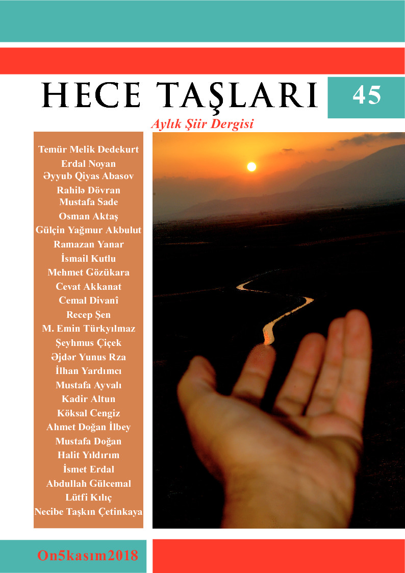 Hece Daşları-Aylıq Şiir Dergisi-45-Sayı On5-Kasım-Tayyib Atmaca-2018-24s