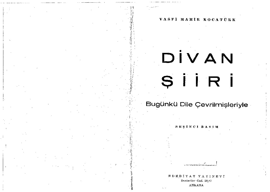 Divan Shiiri-Vesfi Mahir Qocatürk-1963-240s