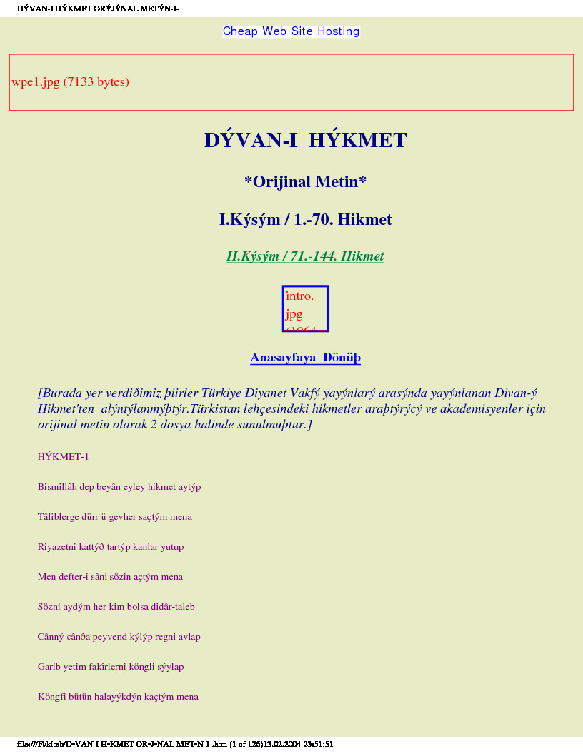 Divani Hikmet-Türkmence-Latin-126
