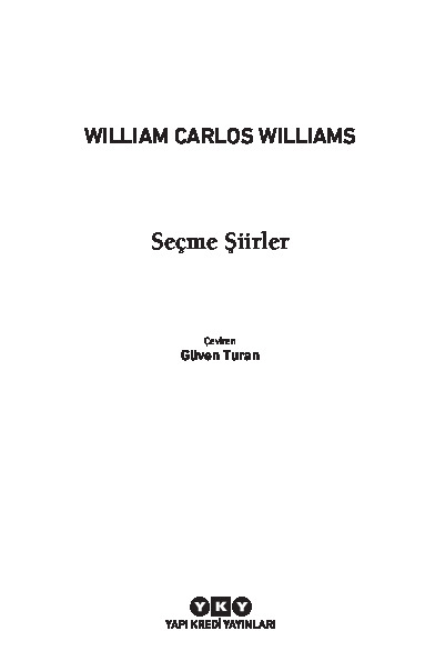 William Carlos-Şiirlerinden Seçmeler-15
