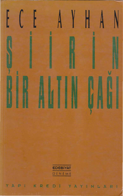 Şiirin Bir Altın Çağı-Ece Ayxan-1993-290