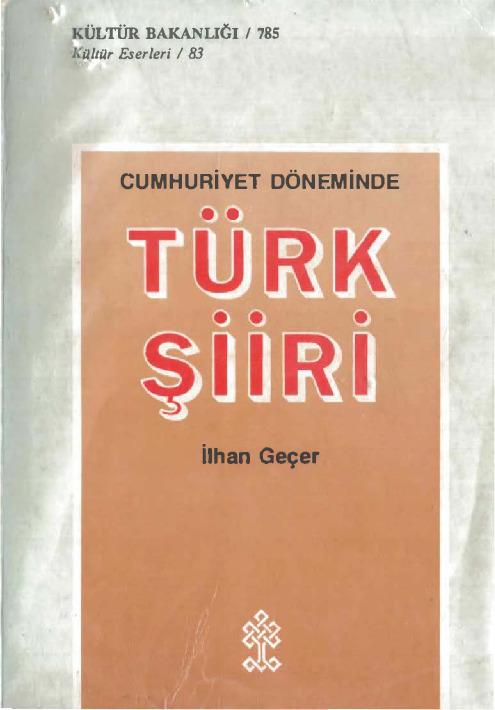Cumhuriyet Döneminde Türk Şiiri İlxan Geçer -1990 486