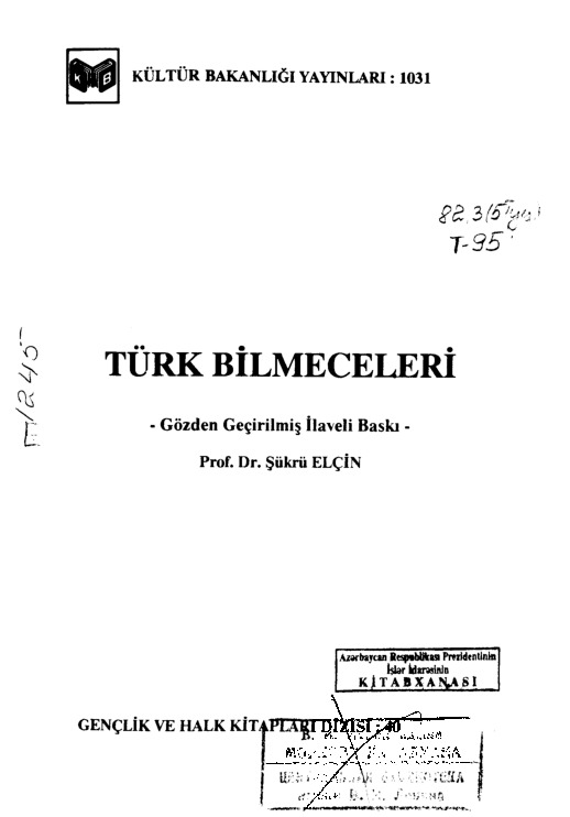 Türk Bilmeceleri Şükrü Elçin 1989 118