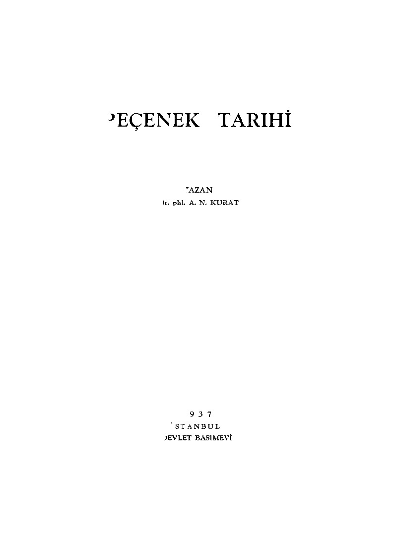 Peçenek Tarixi-Akdes Nimet qurat-1937-301s