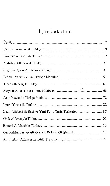 tarix boyunca turkcenin yazimi talat tekin
