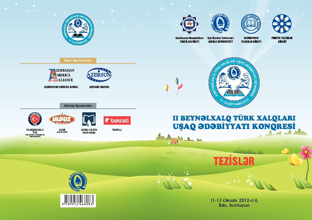 Uluslararası Türk Xalqları Uşaq Edebiyatı Konqresi-2012-72s