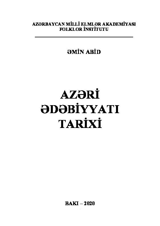 Azerbaycan Türklerinin Edebiyyatı-Tarixi- Emin Abid Baki-2020-303