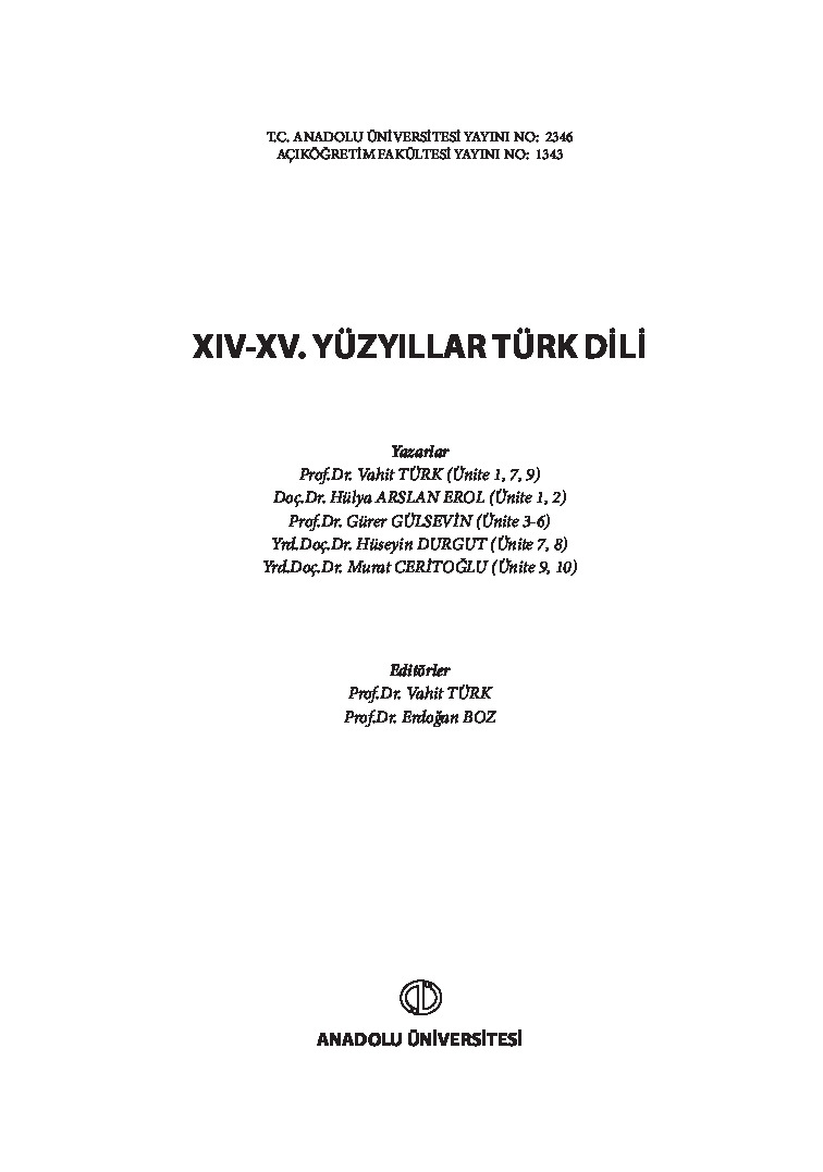 15.16. Yuzyillar Turk Dili 2011 230s
