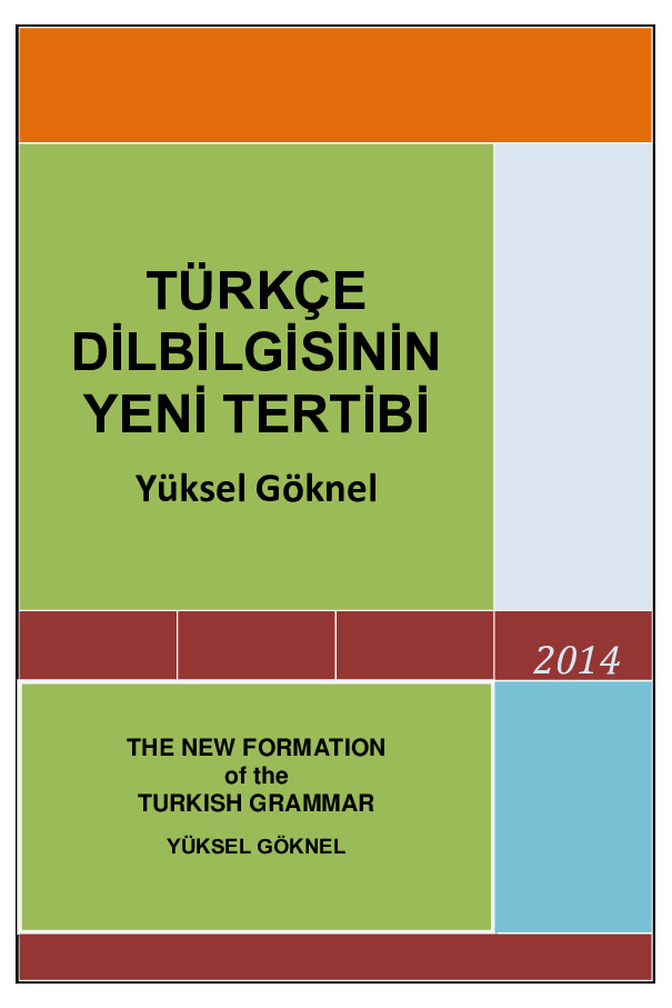 Türkce Dilbilgisinin Yeni Tertibi Yüksel Göknel 2014 268