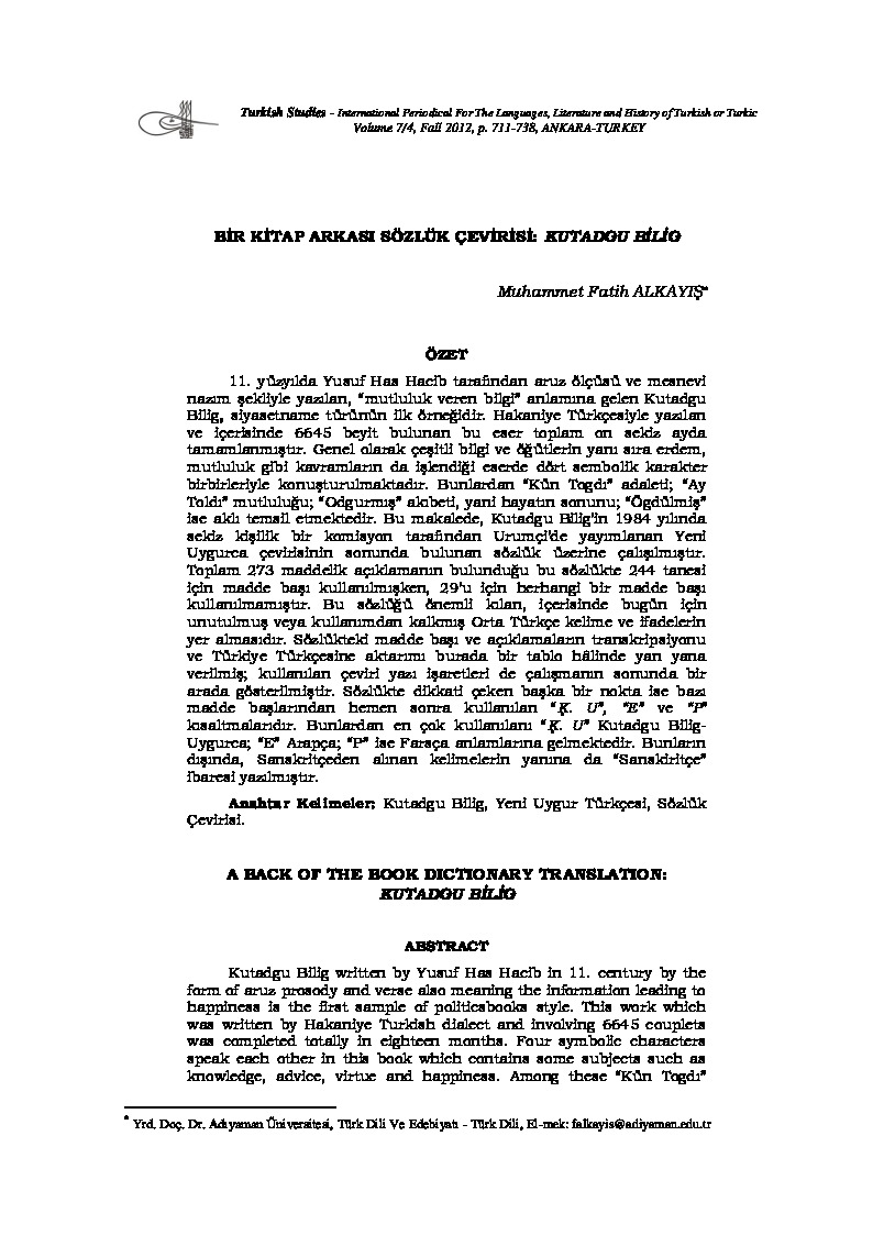 Bir Kitab Arxasi Sözlük Çevrisi-Mehmed Fatih Alqayış-28s