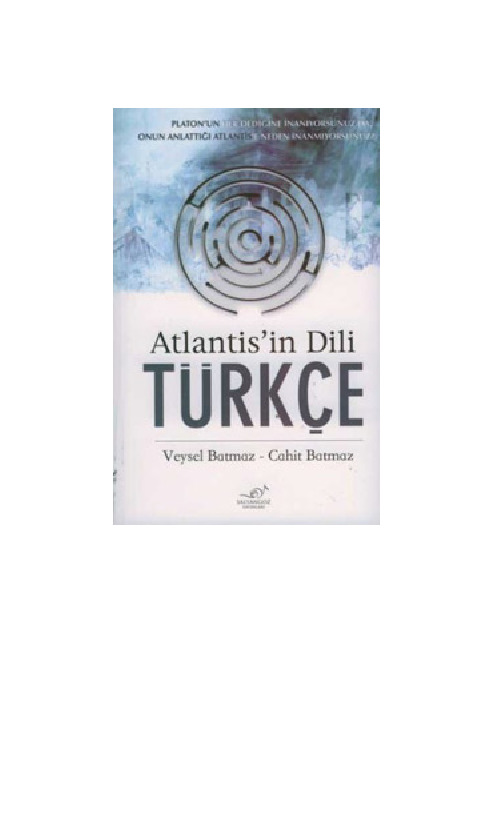 Atlantisin Dili Türkce Veysel Batmaz Cahid Batmaz 2007 341
