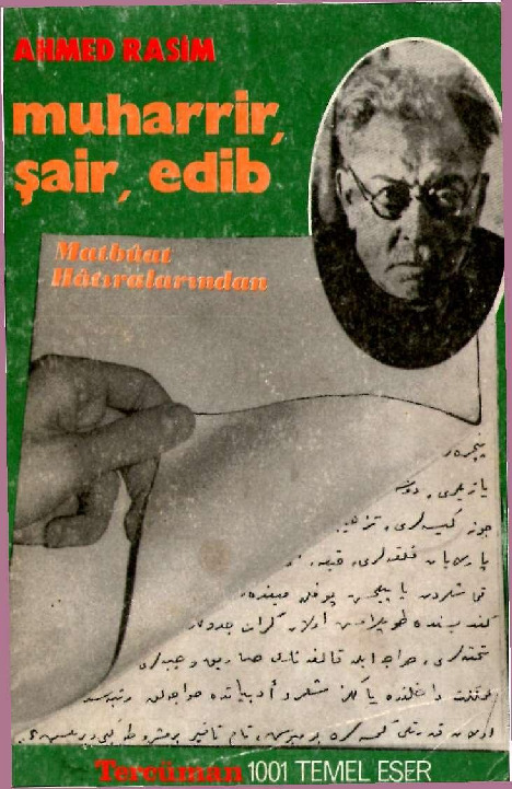 Müherrir-Şair-Edib Ahmed Rasim 1979 209s