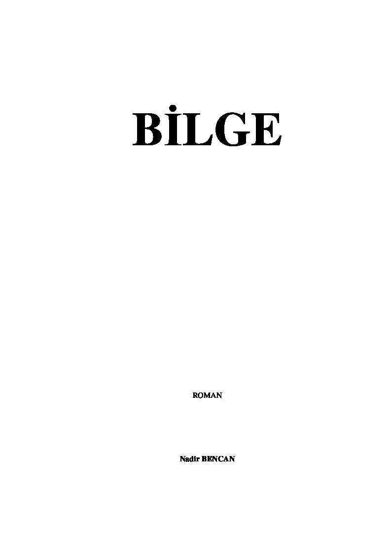 Bilge - Nadir Bencan 234