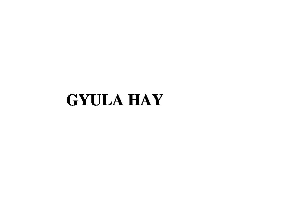 Gyula Hay 77s