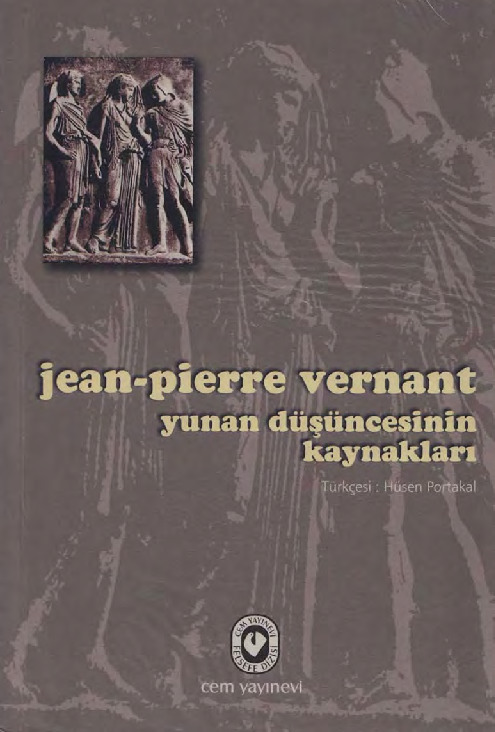 Yunan Düşüncesinin Qaynaqları Jean-Pierre Vernant Hüsen Potaqal 2002 124
