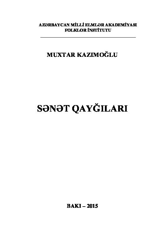 Senet  Qayqıları Muxtar Kazımoğlu-2015-194s