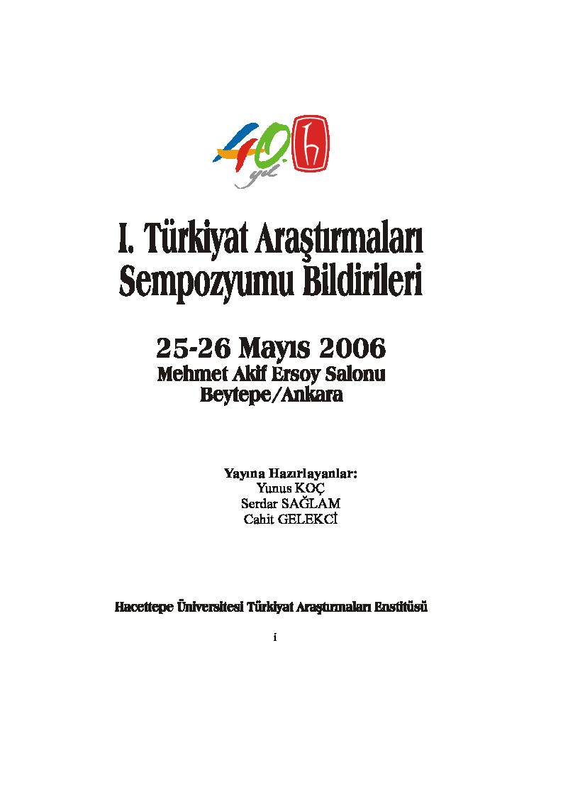 Türkiyat Araşdırmaları-Simpozyom-Y.Qoç-S.Sağlam-C.Gelekçi-2006-259s
