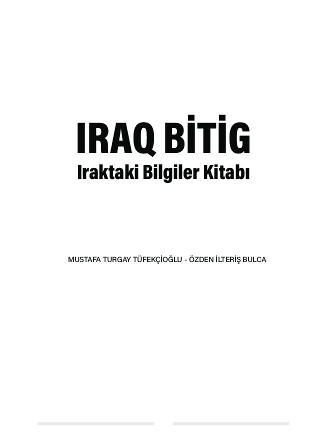 Iraq Bitik Kitabi-Mutafa Turqay Tufekçioğu-Özden Ilteriş Bulca-2018-164s