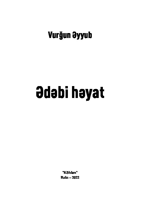 Edebi Heyat-Vurğun Eyyub-Baki-2022-256s