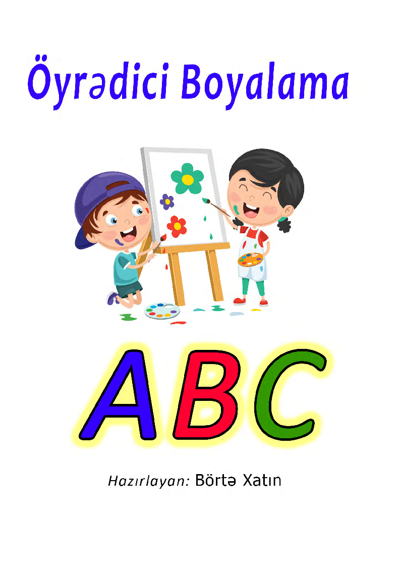 Öğredici Boyalama ABC-Alifba-alfabet-Börte Xatun-2023-33s