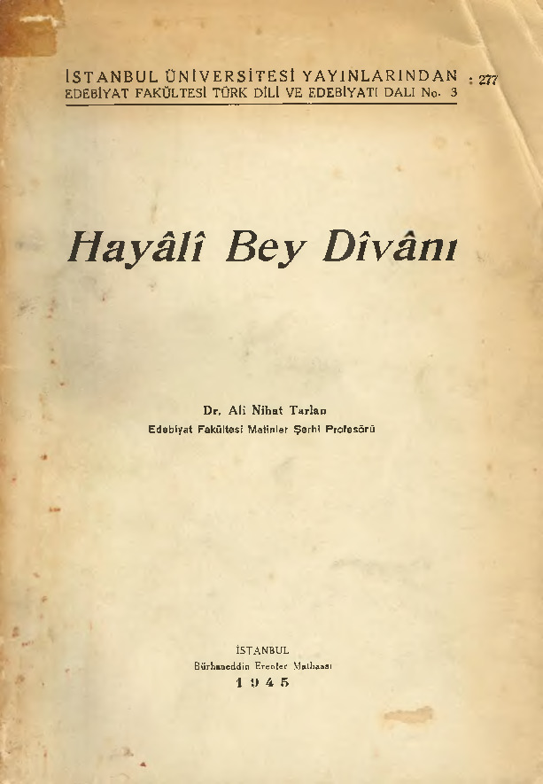 Xeyalı Bey Divanı-Ali Nihad Tarlan-1945-484s