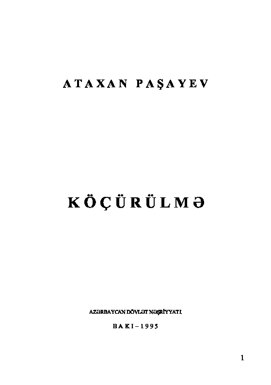 Köçurulme-Ataxan Paşayev-1995-31s