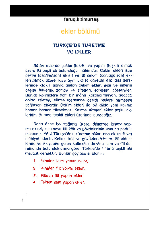 Türkcede Turetme Ekler-Faruq.K.Timurdaş-10s