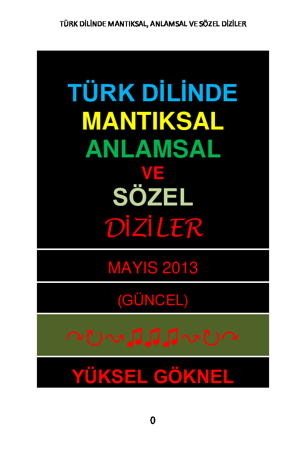 Türk Dilinde Mantıqsal-Anlamsal-Sözel Diziler-Yüksel Göknel-2013-214