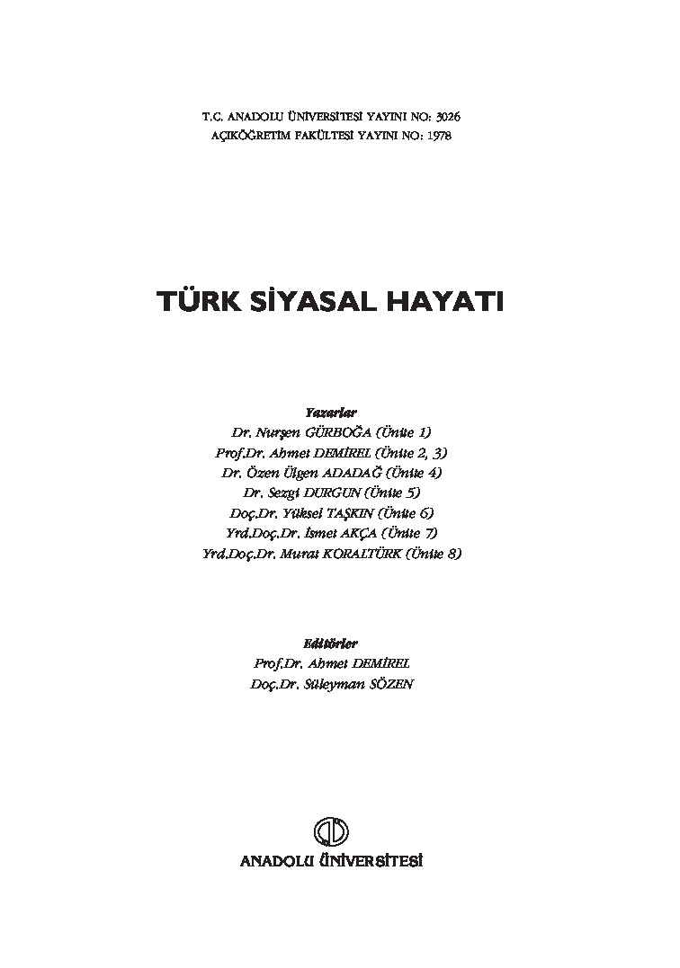 Türkiye Cumhuriyeti Siyasi Tarixi-2013-231s