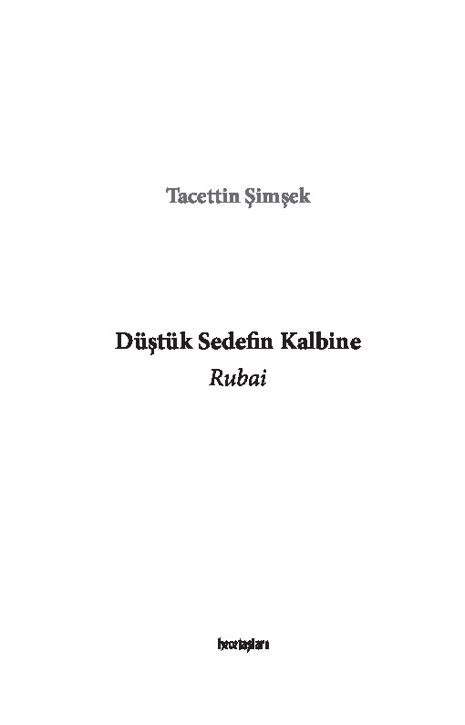 Düştüq Sedefin Qelbine-Rubai-Tacetdin Şimşek-2025-120s